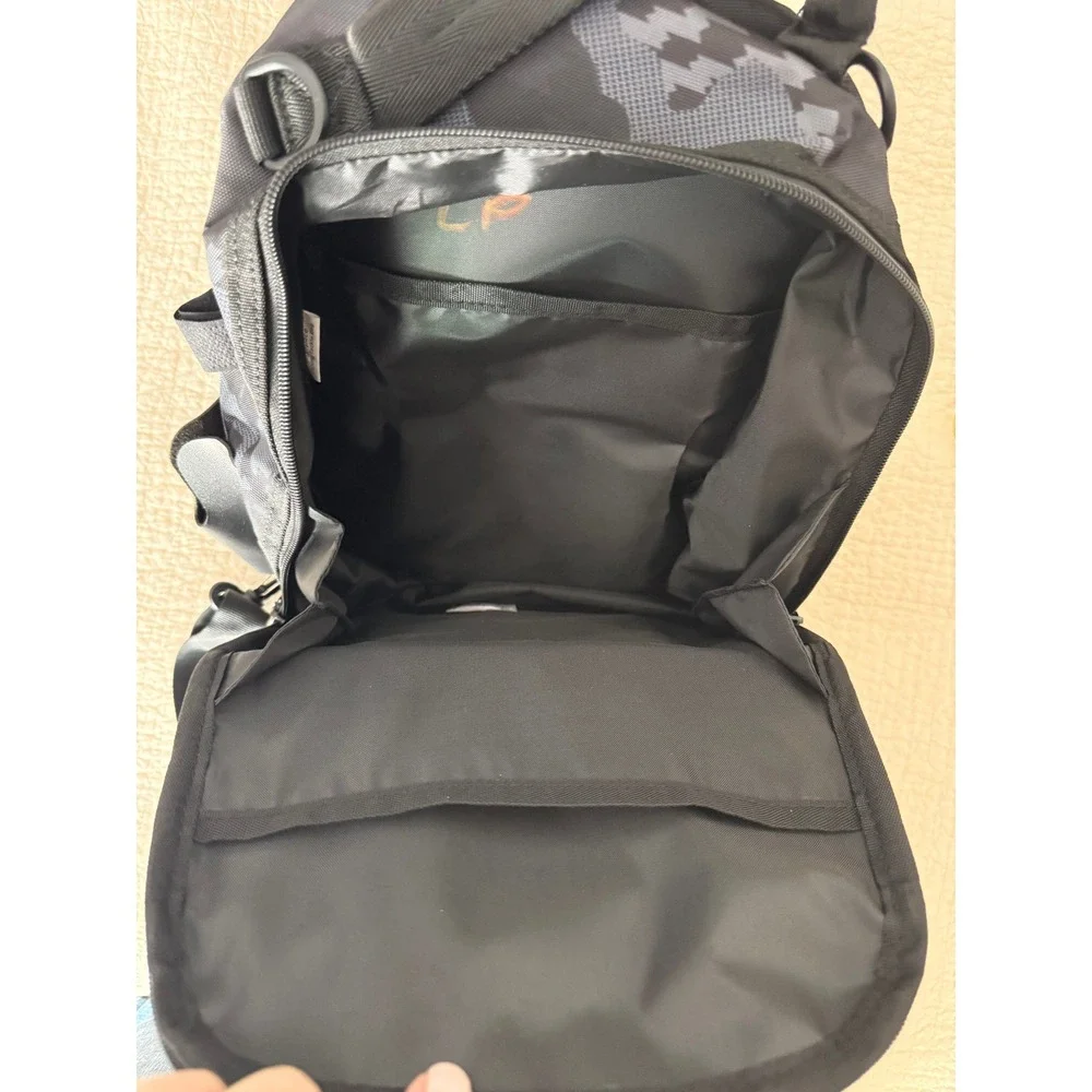KastKing BaitSpace Fishing Sling Backpack Black Camo Tackle Bag NWT
